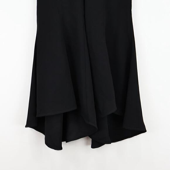 Anthropologie Black Flared Straight Leg Pants - Picture 6 of 10